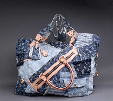 louis vuitton denim patchwork bag|louis vuitton monogram denim bag.